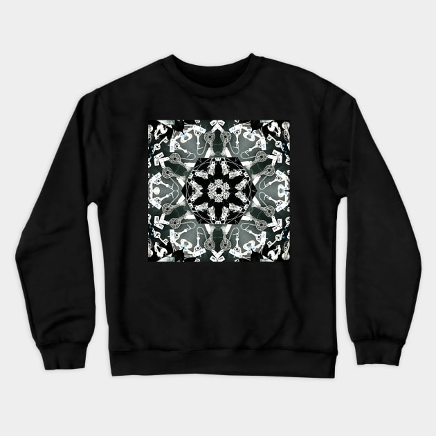 Portugal Silver Filigrana Mandala Crewneck Sweatshirt by Gilded Age